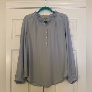 Loft Light Blue Blouse